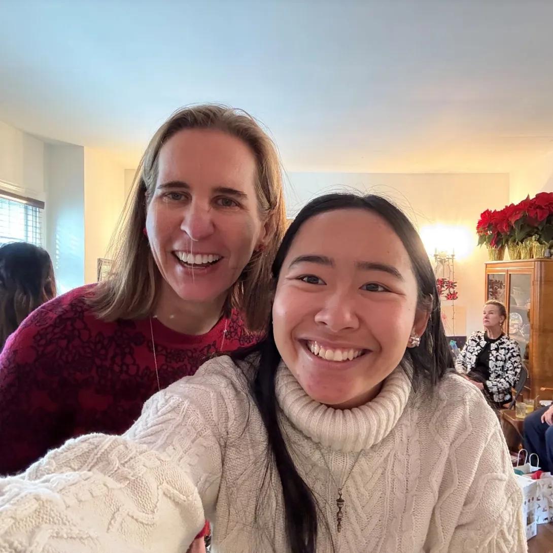 Mia Woodward & Thy Nguyen at eHealth Holiday Party