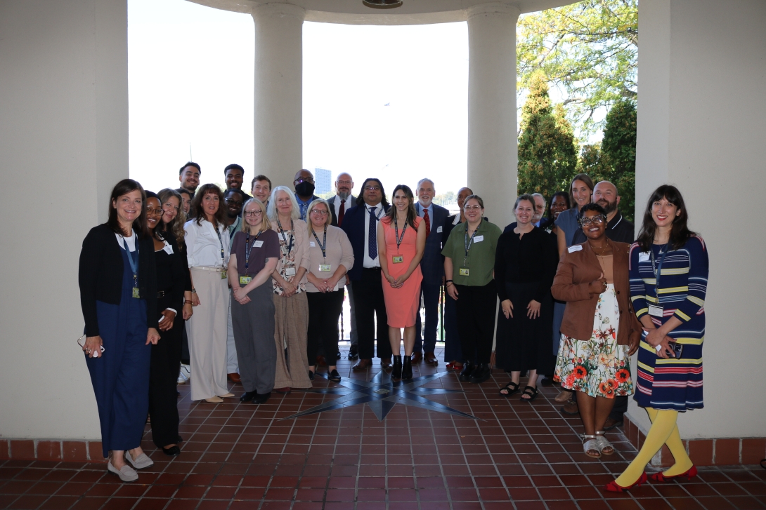 a group photo of center staff