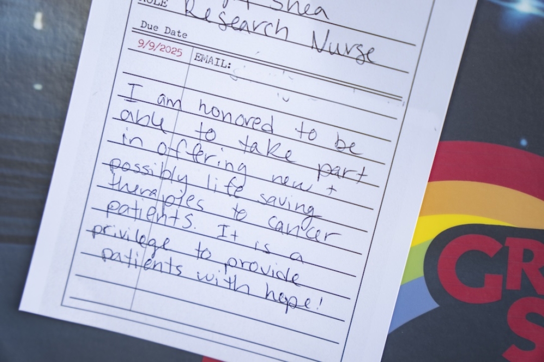 Photo of a person's research story