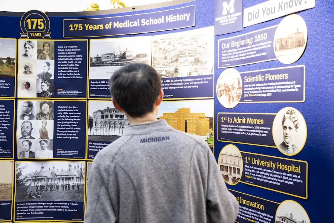 Photo of the 175 Anniversary of the Medical School Booth