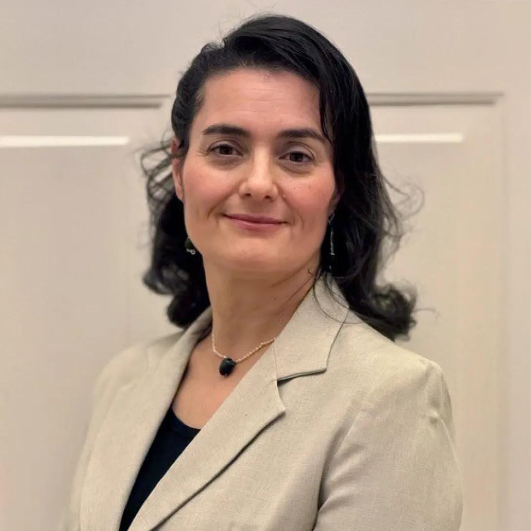 portrait of Lynda Elghazi-Cras, Ph.D.