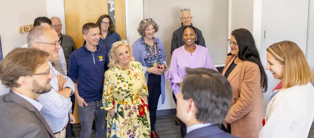 MM Dingell Tlaib Kellogg Visit 2025 Picture 2