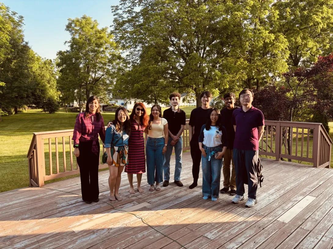 group of people posing for the camera