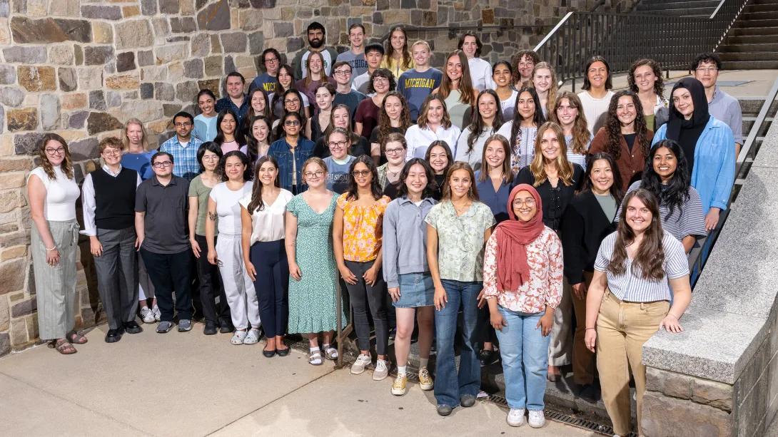 large group of diverse students