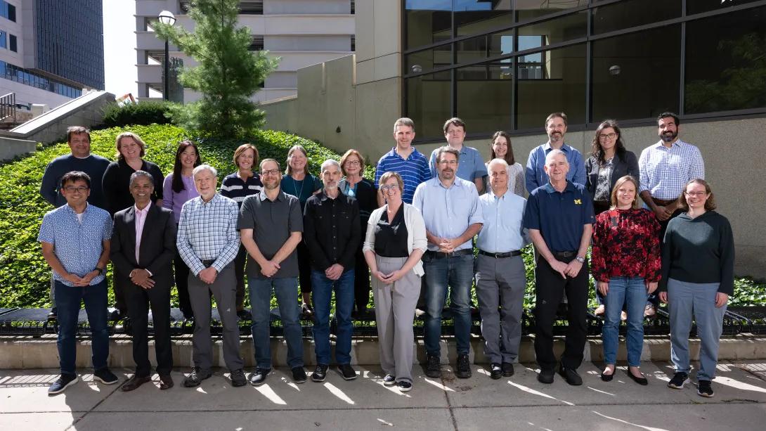 large group of diverse faculty and professors
