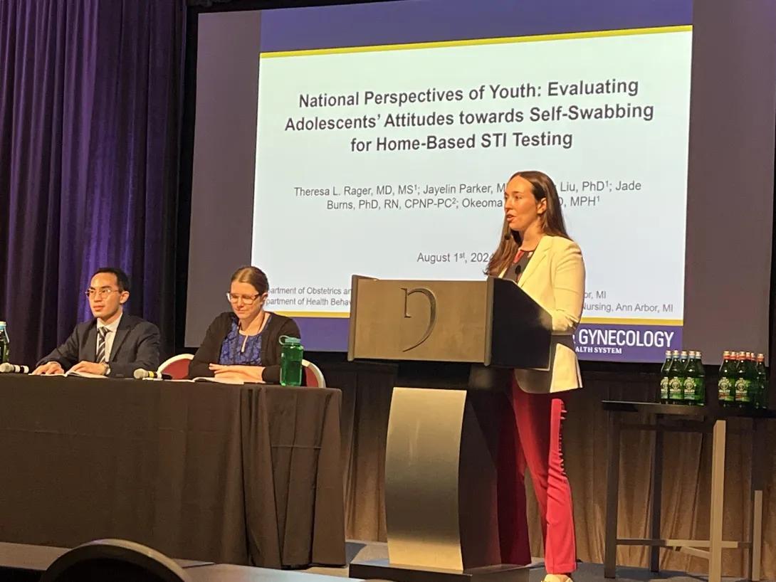 Dr. Theresa Rager presenting at IDSOG