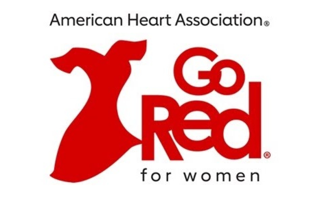 graphic logo for Go Red for Women