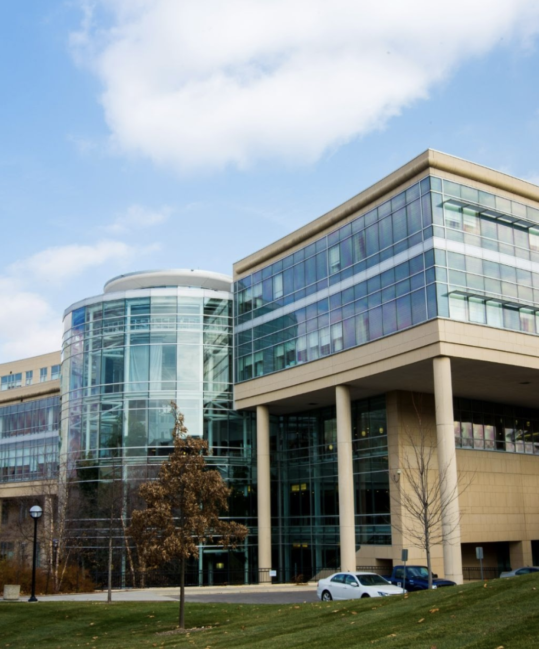 exterior of the CVC building on the U-M campus