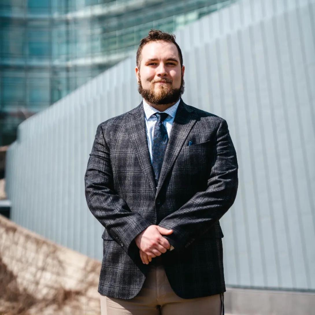 portrait of Corey J. Stewart, BS