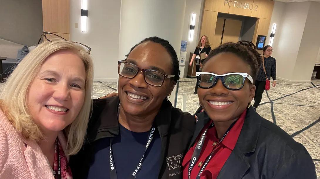 Group of staff at conference