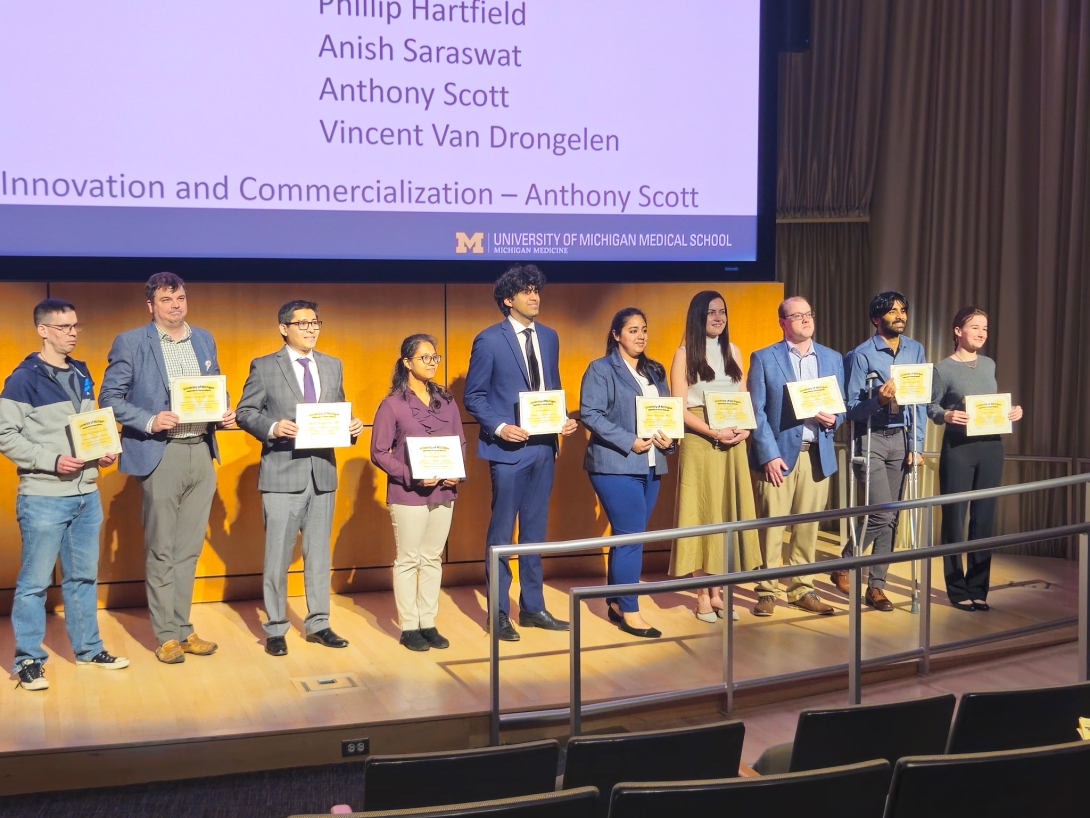 Dr. Ananya Banerjee receives award from department of internal medicine research day 2026