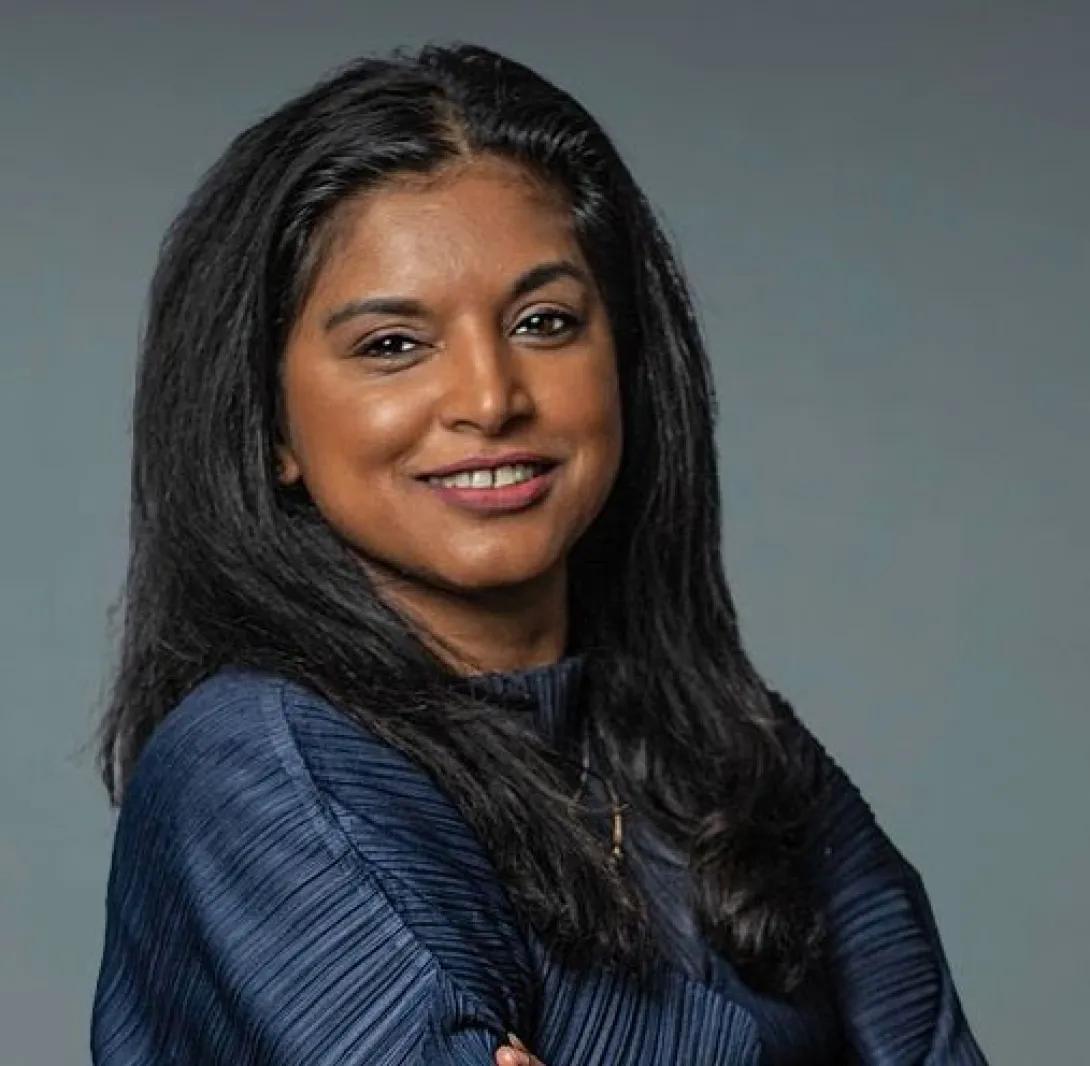 portrait of Bhama Ramkhelawon, Ph.D.