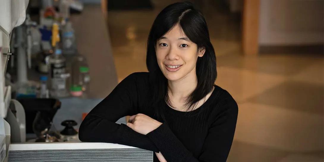 Connie Wu, PhD in her lab