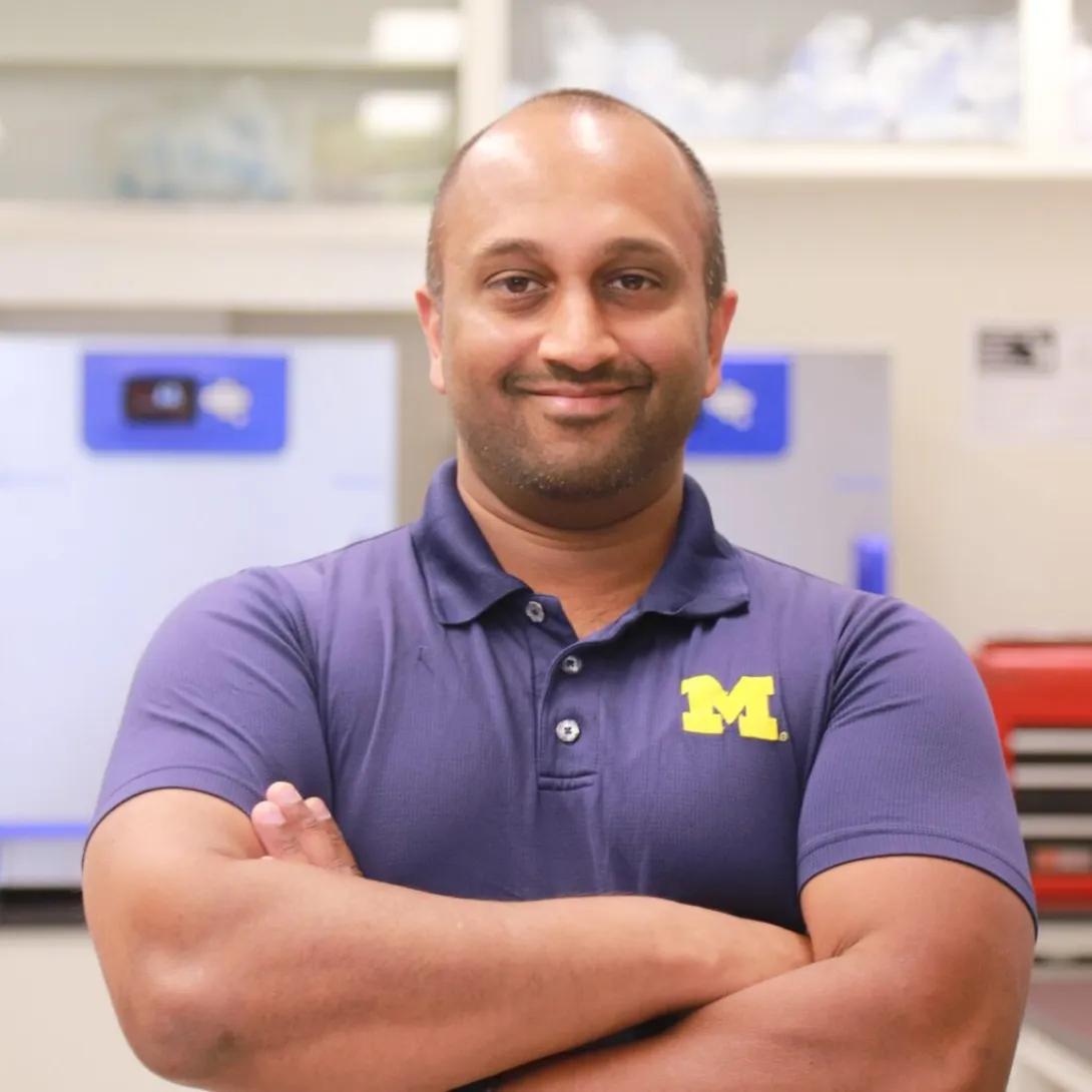 portrait of Priyan Weerappuli, Ph.D.