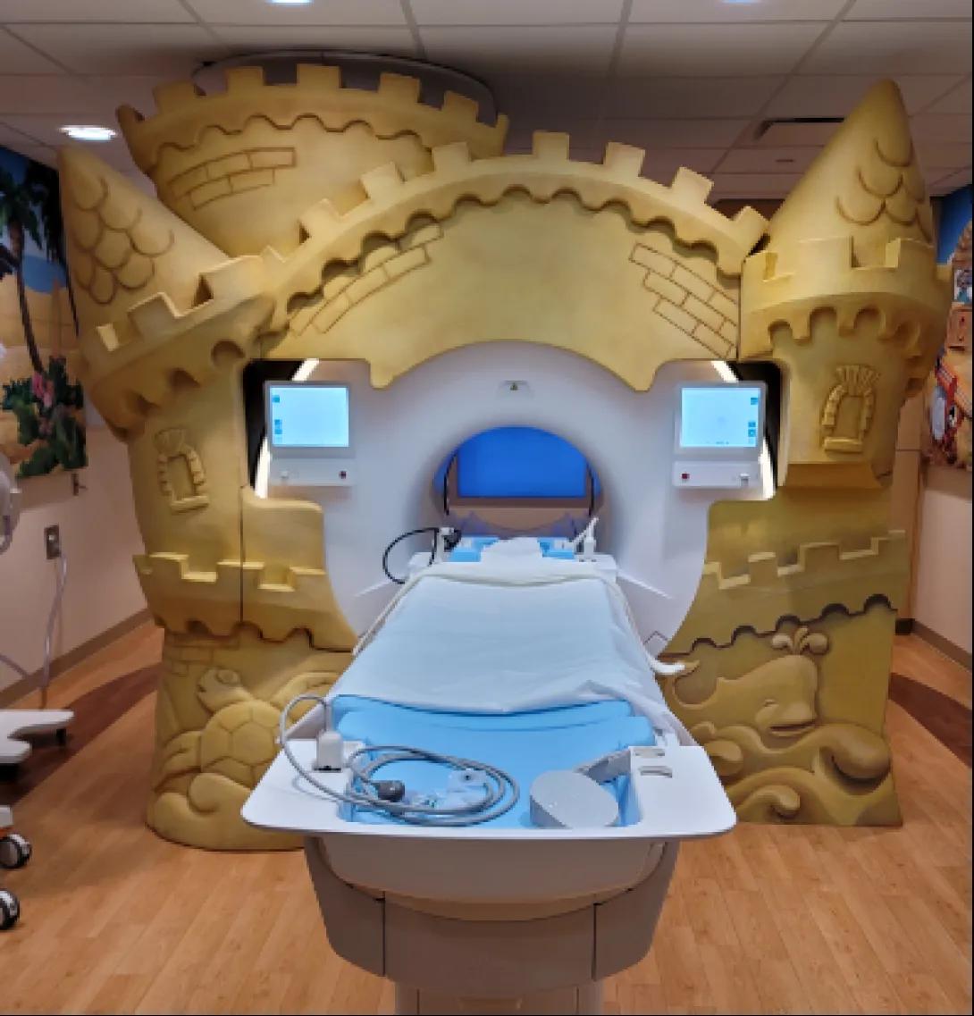 3D Castle themed MRI cover