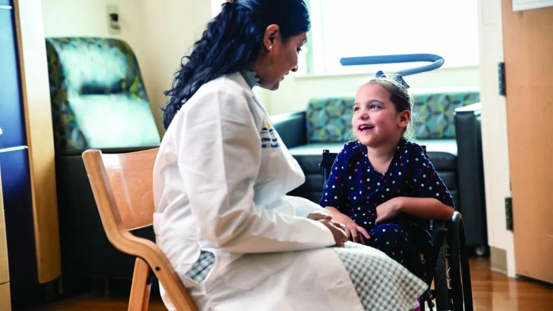Neena Marupudi and patient