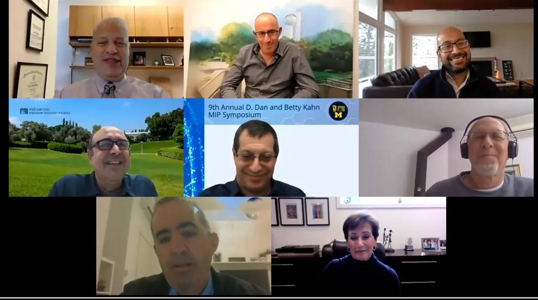 screenshot of people on a zoom conference call