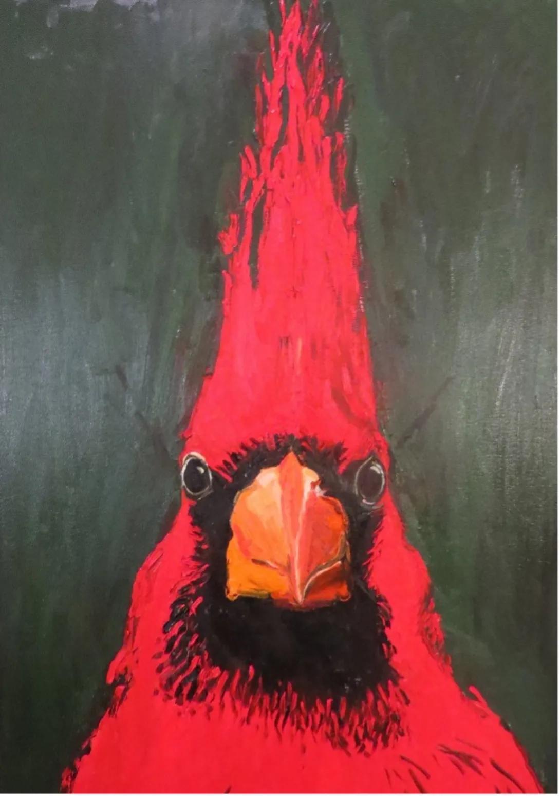 Tic Tic, 2026    size 24" by 36" oil on canvas