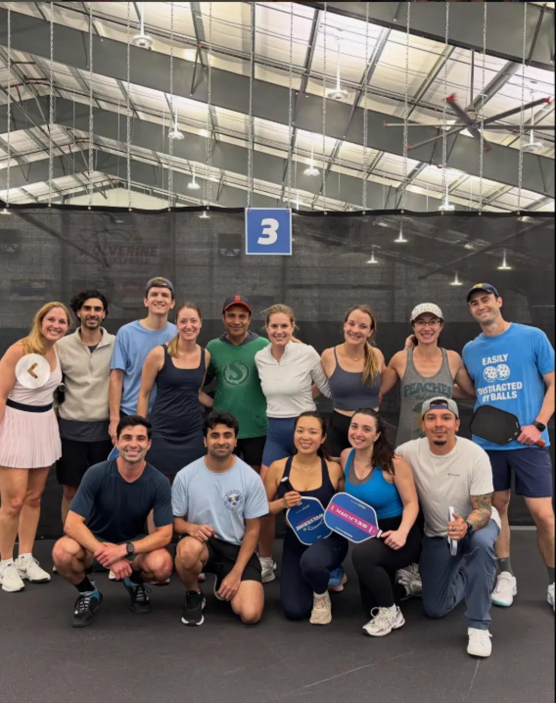 Urology resident pickleball group photo